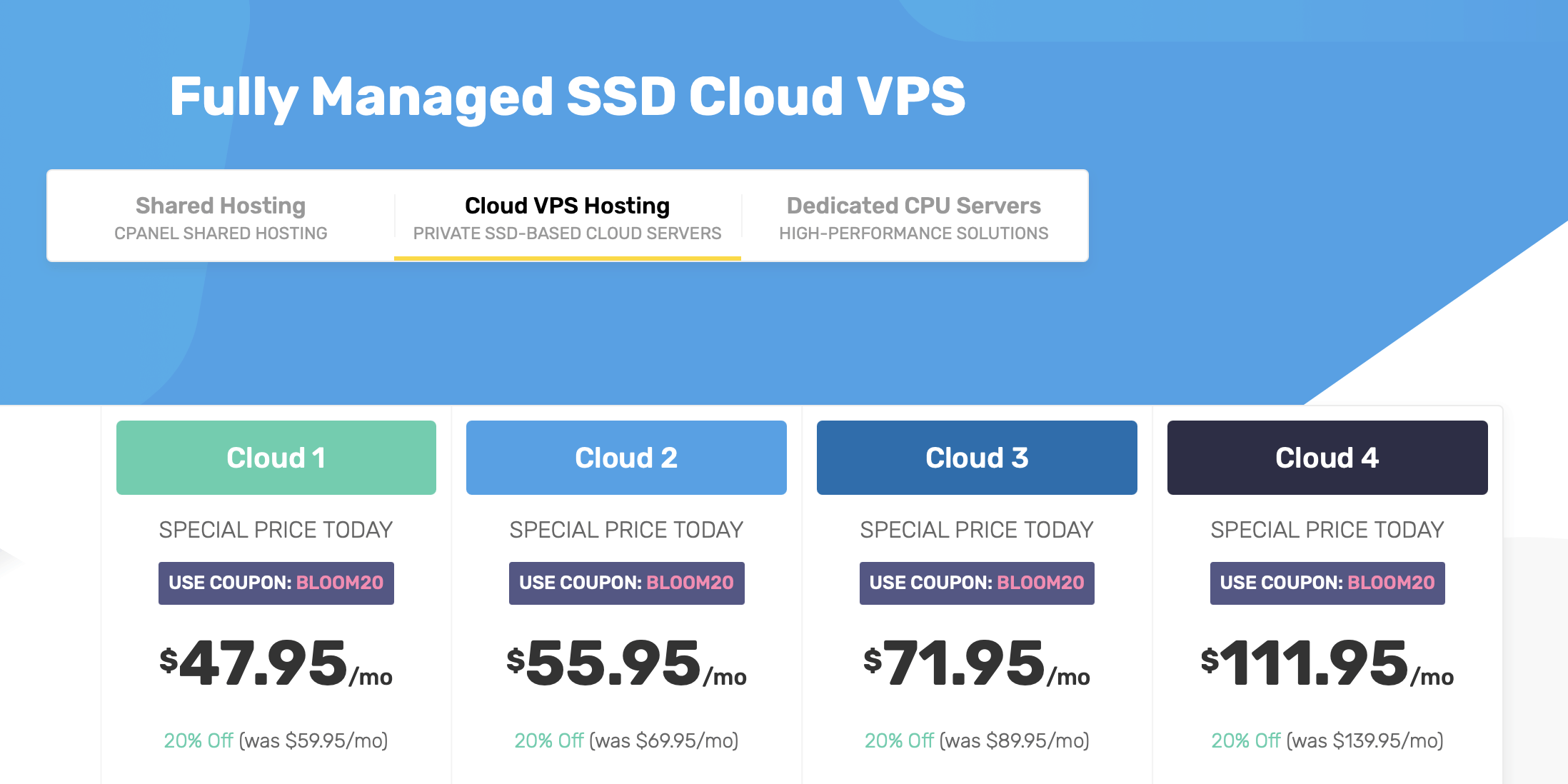 Fastcomet cloud vps hosting