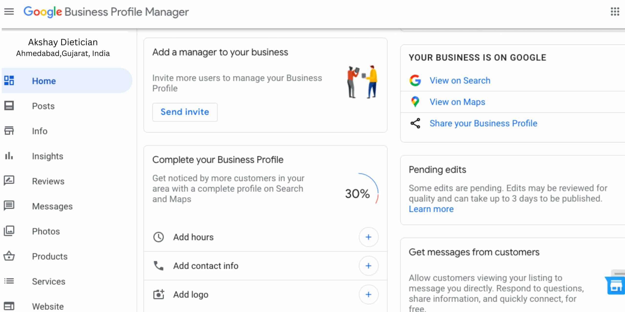 Create a Google My Business Listing