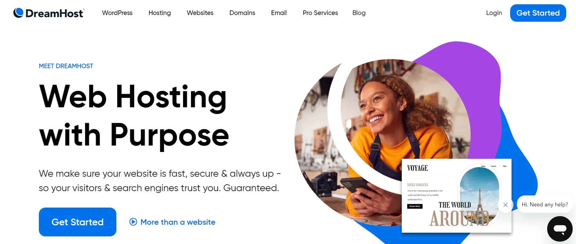 Dreamhost Home Page