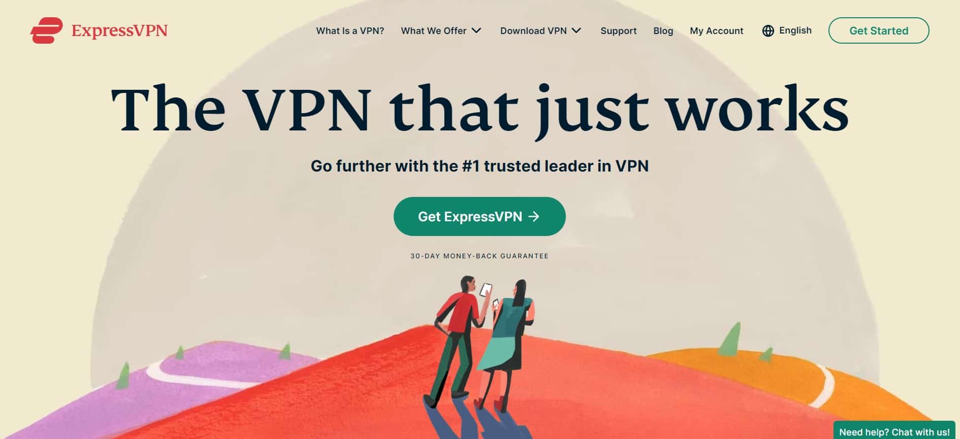 ExpressVPN Home Page