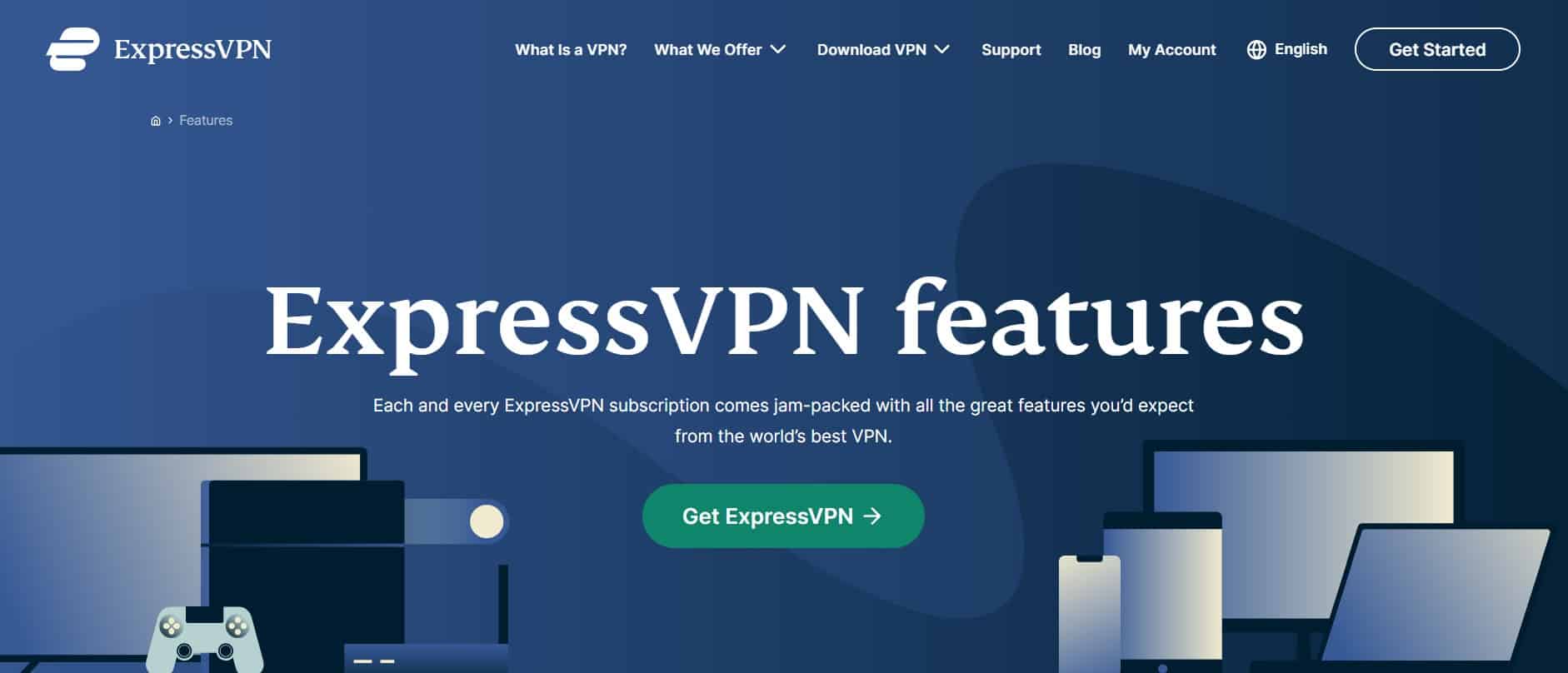 Features of ExpressVPN
