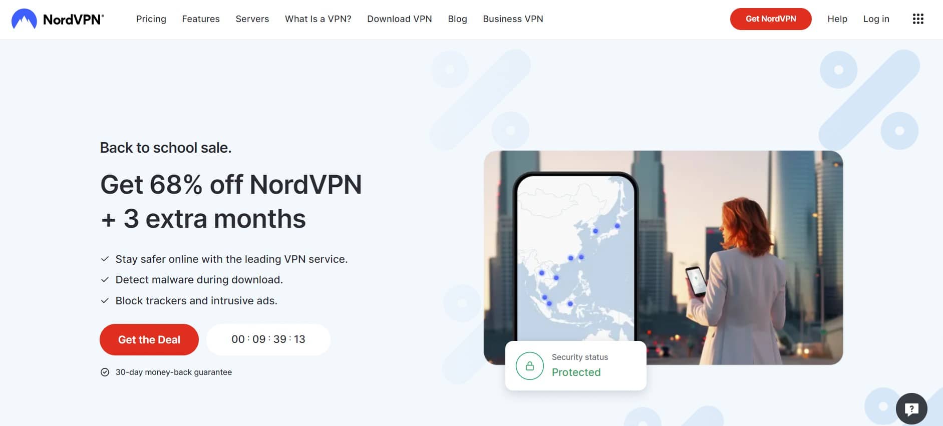 NordVPN Home Page