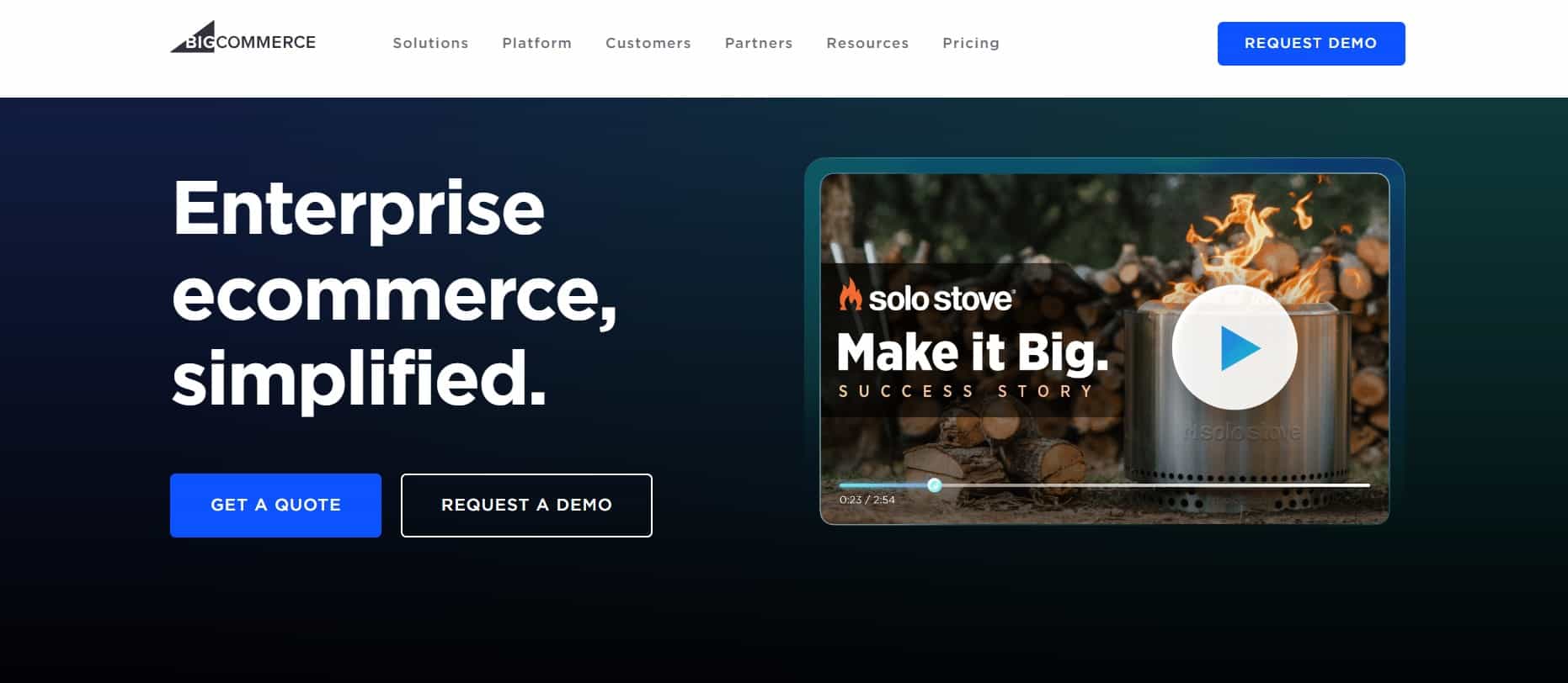 bigcommerce Home Page
